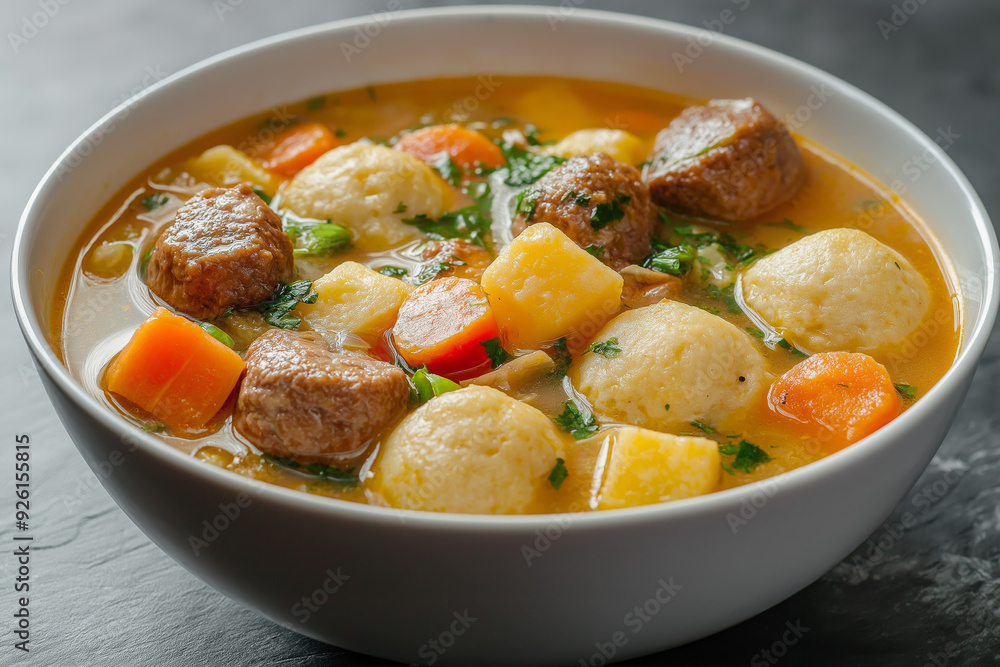 Hearty Guyanese Metemgee – Coconut Milk Soup with Root Vegetables and Dumplings