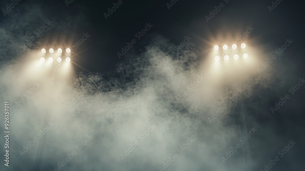 Stadium Lights and Smoke Stadium Lights and Smoke