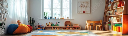 Wallpaper Mural Family creating a playroom or entertainment area for children, illustrating the customization of home spaces to suit family needs Torontodigital.ca