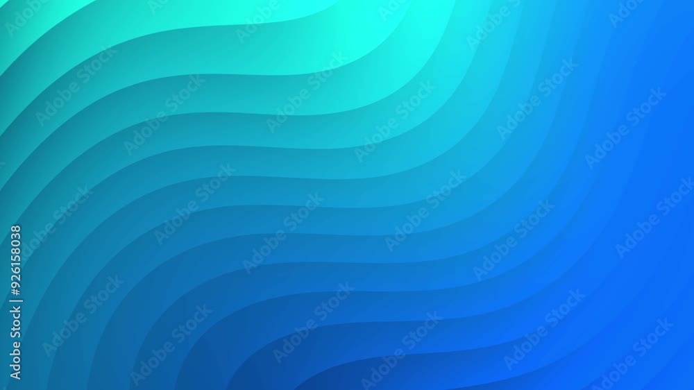 modern abstract wave pattern turquoise blue green gradient background seamless loop animation modern abstract wave pattern turquoise blue green gradient background seamless loop animation