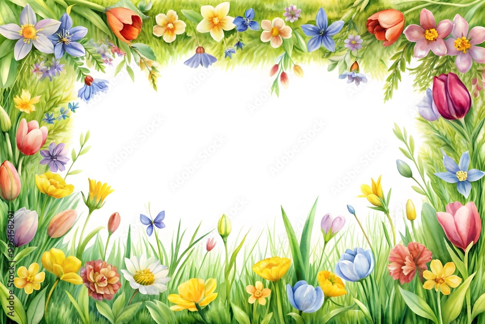 nature. Blossoming branch apple, tulips. Bright colorful spring flowers nature. Blossoming branch apple, tulips. Bright colorful spring flowers