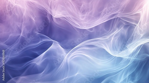 Abstract Dreamy Smoke Swirls in Pastel Hues 