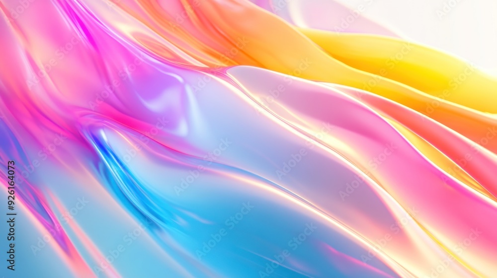 Abstract Colorful Liquid Waves Abstract Colorful Liquid Waves