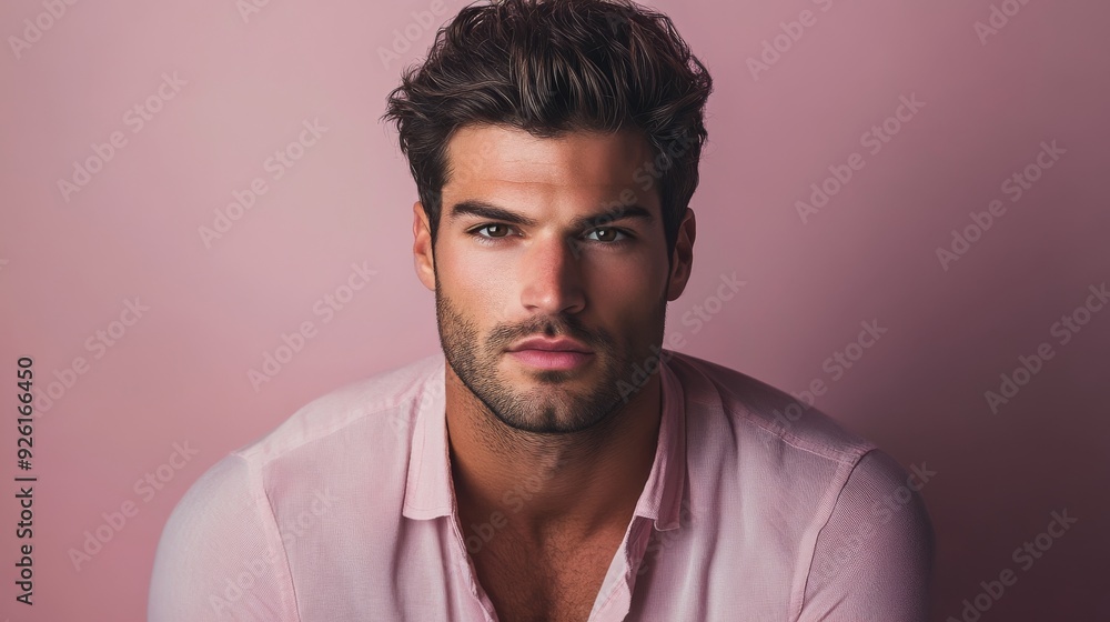 Fototapeta premium Portrait of a Handsome Man