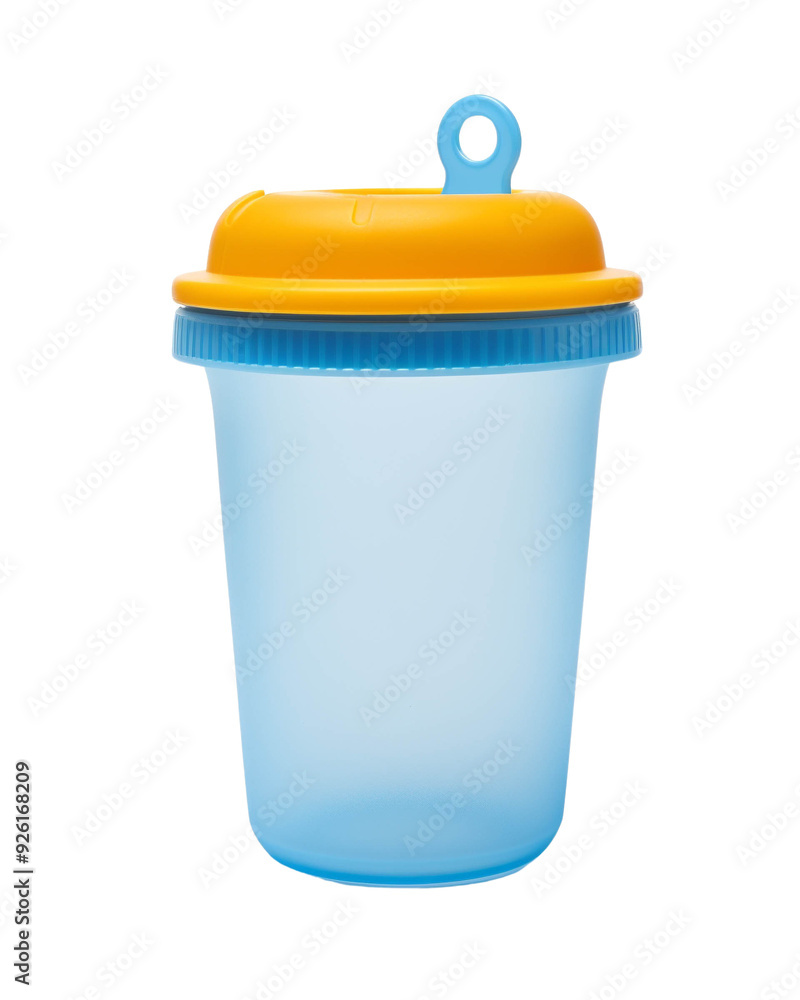 Colorful plastic container with a vibrant lid, perfect for storing or transporting snacks or small items. Colorful plastic container with a vibrant lid, perfect for storing or transporting snacks or small items.