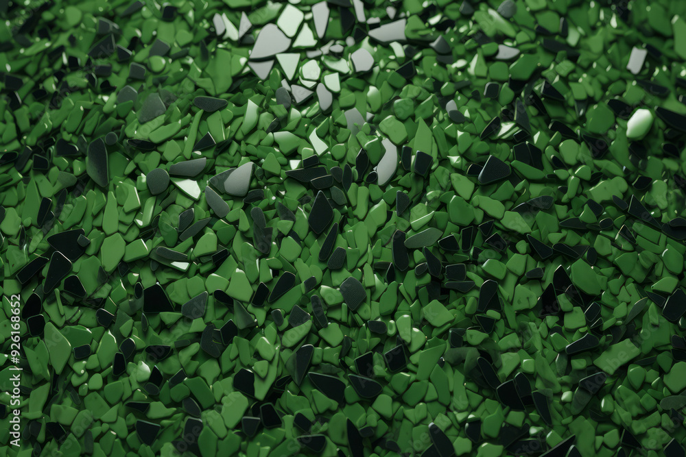 Processed collage of green terrazzo floor surface texture. Background for banner, backdrop Processed collage of green terrazzo floor surface texture. Background for banner, backdrop