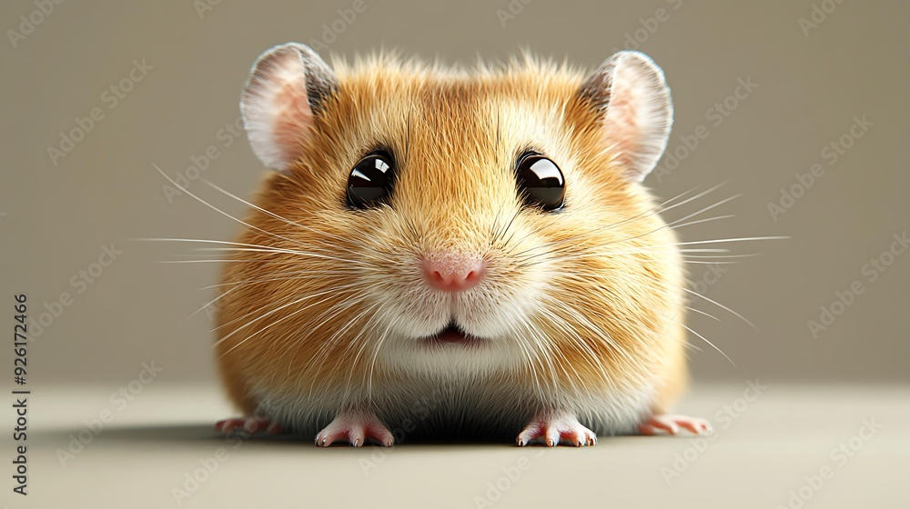 Close-up image of an adorable hamster with bright eyes and soft fur, perfect for promoting pet care products, educational content about small animals, or use in greeting cards and calendars, Close-up image of an adorable hamster with bright eyes and soft fur, perfect for promoting pet care products, educational content about small animals, or use in greeting cards and calendars,