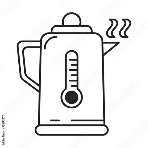 kettle icon vector on white background