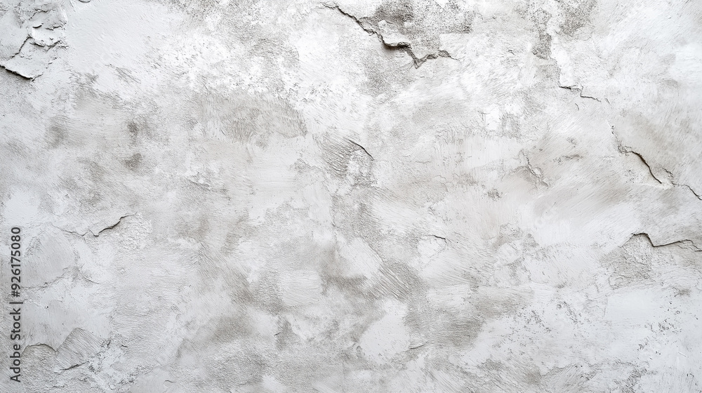 Fototapeta premium Textured white wall with subtle gray variations in a minimalist interior setting during daylight