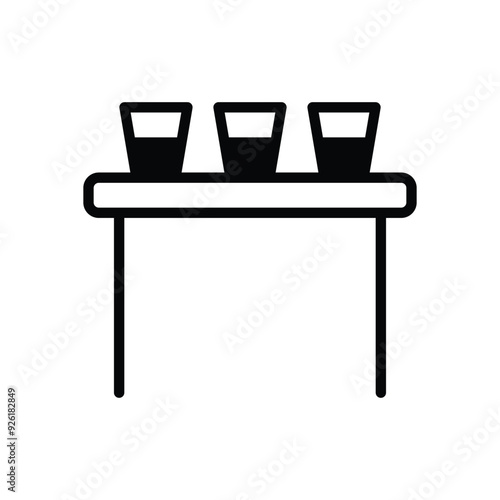 Rest Area vector icon