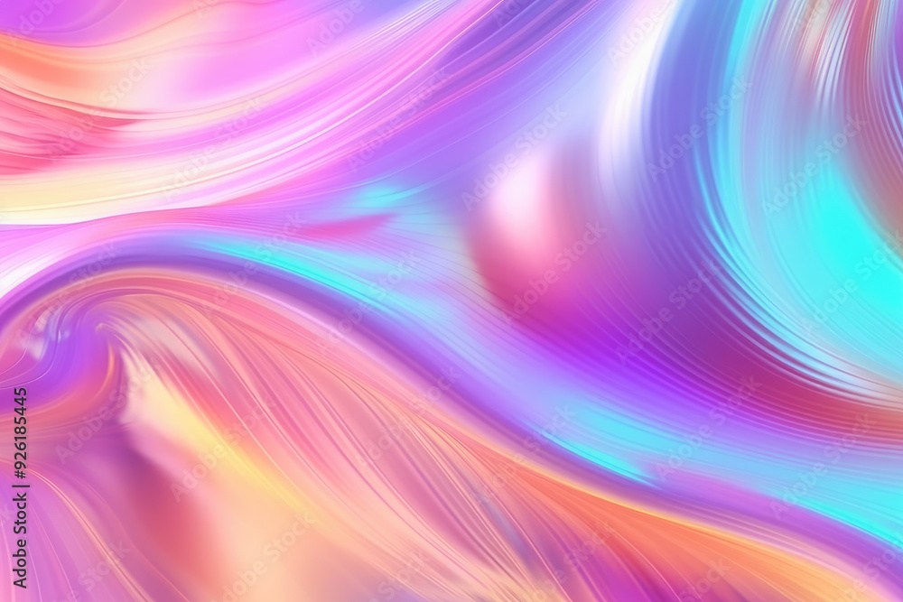 Abstract waves of vibrant colors create a mesmerizing swirl of pink, purple, and blue hues, evoking a sense of fluid motion and dreamlike serenity. Generative AI Abstract waves of vibrant colors create a mesmerizing swirl of pink, purple, and blue hues, evoking a sense of fluid motion and dreamlike serenity. Generative AI
