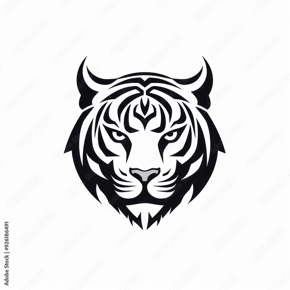 animal icon and logo on a white background Created with Generative AI technology animal icon and logo on a white background Created with Generative AI technology