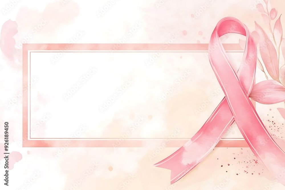 Breast cancer awareness symbol. Breast cancer awareness symbol.