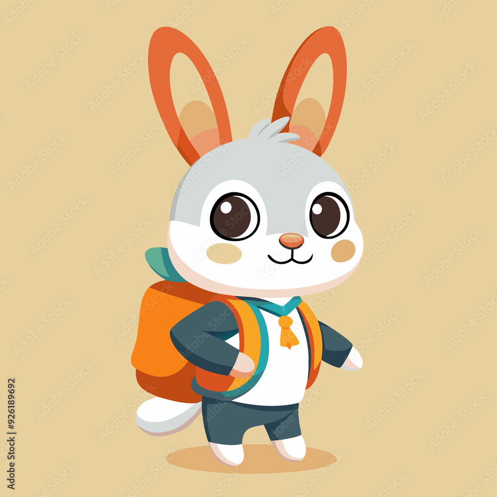 Obraz premium Back to school vector poster