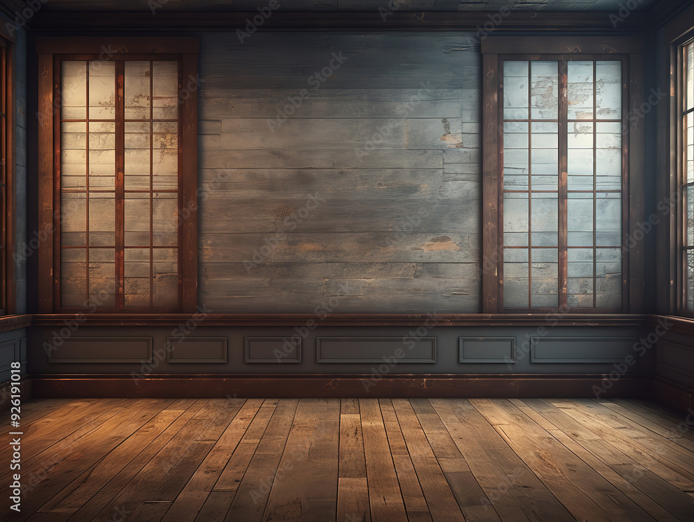 Luxurious view of the interior of an old abandoned building Luxurious view of the interior of an old abandoned building