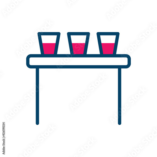 Rest Area vector icon