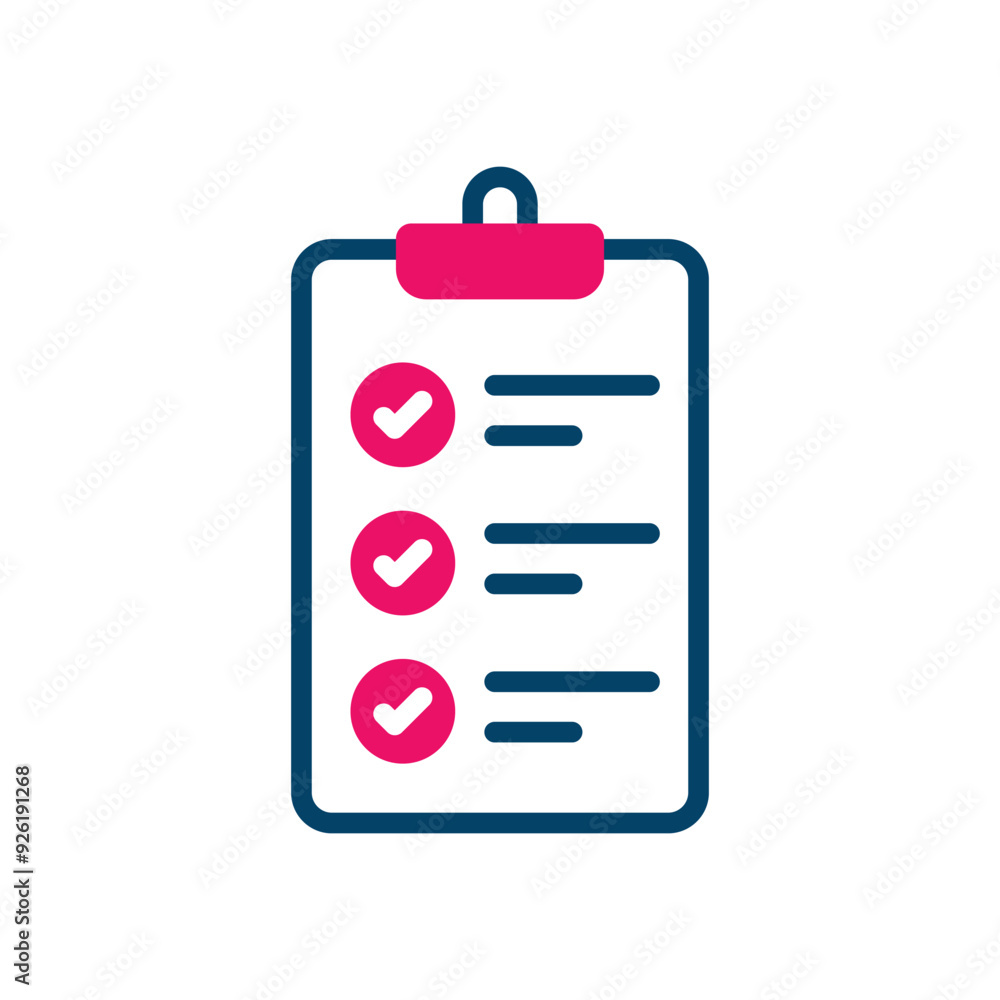 Checklist vector icon Checklist vector icon