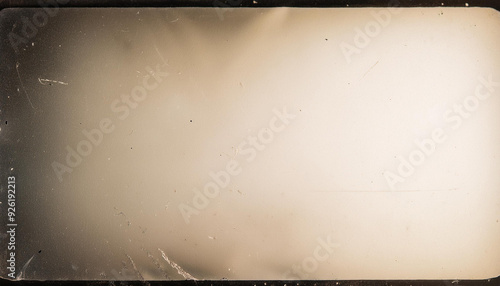 Vintage 35mm Film Strip with Light Scratches and Sepia Tones, Capturing the Nostalgic Essence of Analog Photography with Faded Edges and Subtle Grain Texture