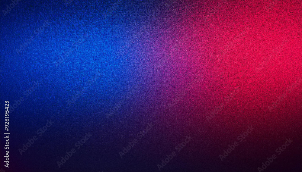 Fototapeta premium Abstract Dual Color Gradient Background. Vibrant Red and Blue Textured Design, Ideal for Political Campaigns or Patriotic Themes Reflecting USA Flag Colors and Symbolic Divides