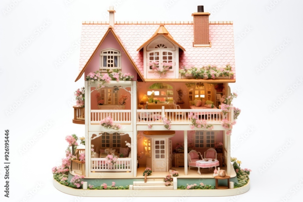 Doll house architecture building toy. Doll house architecture building toy.