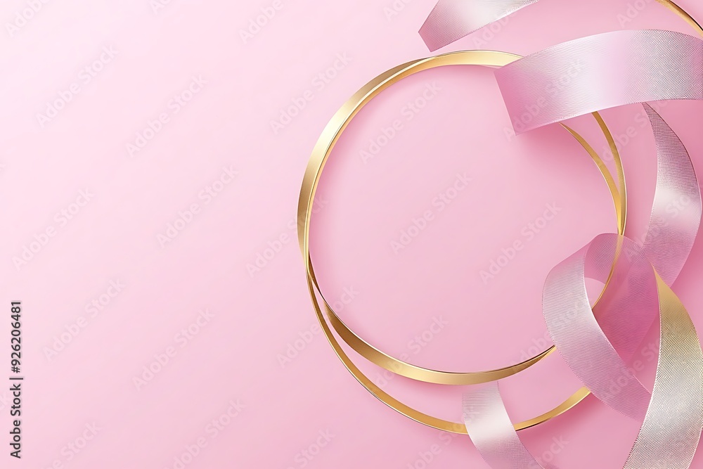 Breast cancer campaign symbol. Breast cancer campaign symbol.