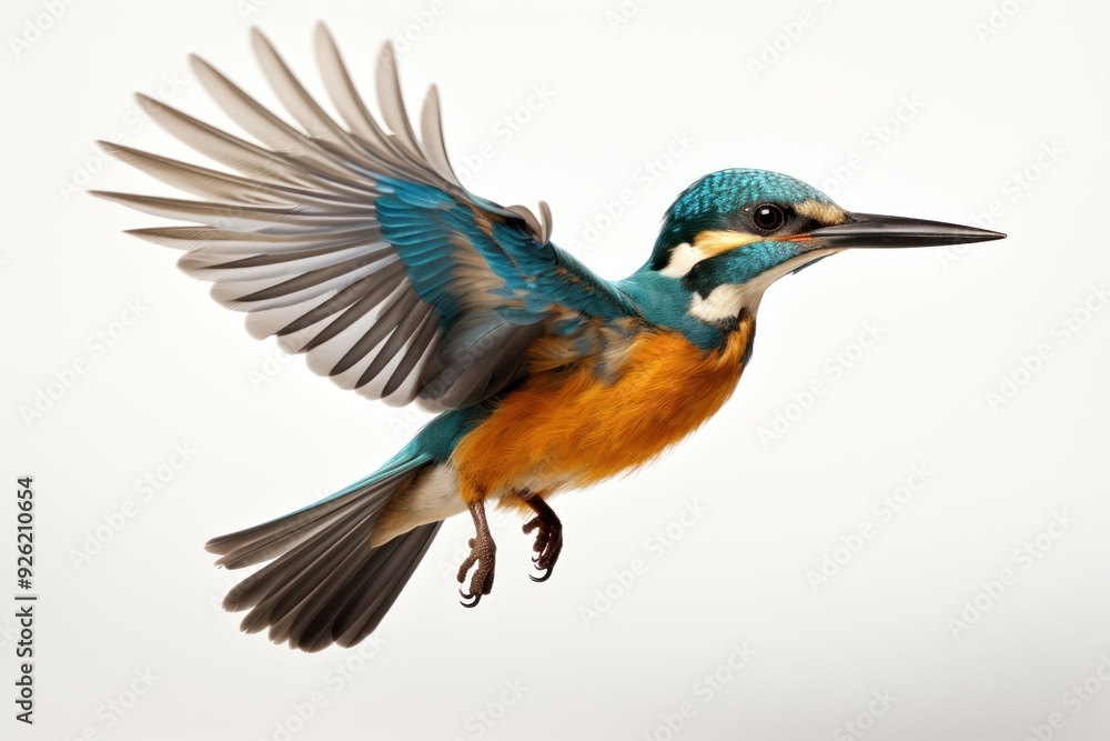 Flying kingfisher bird flying animal beak. Flying kingfisher bird flying animal beak.
