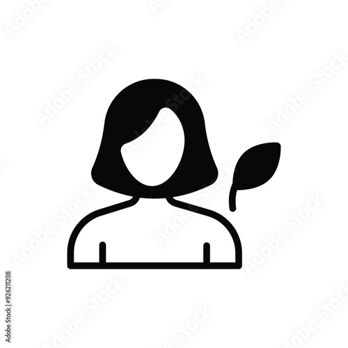 Ecologist vector icon
