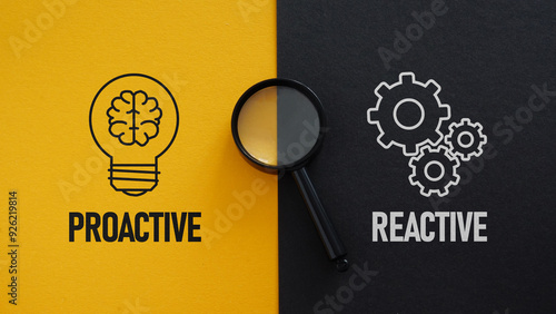 Proactive and Reactive is shown using the text
