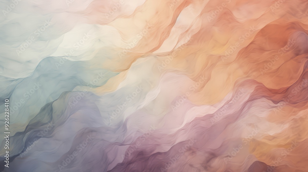 Abstract background with soft, flowing pastel colors. Abstract background with soft, flowing pastel colors.