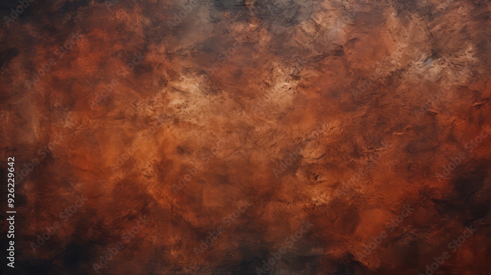 Obraz premium Abstract orange, brown, and black grunge texture background.