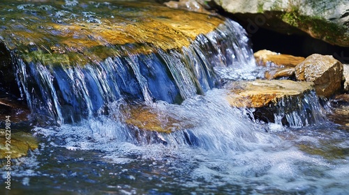 River Water: Clear and Flowing Stream, Capturing the Essence of Nature