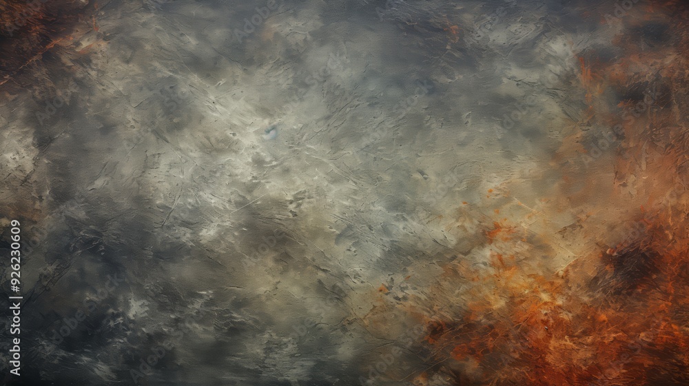 Abstract textured background with a mix of grey and orange tones, creating a warm and earthy feel. Abstract textured background with a mix of grey and orange tones, creating a warm and earthy feel.