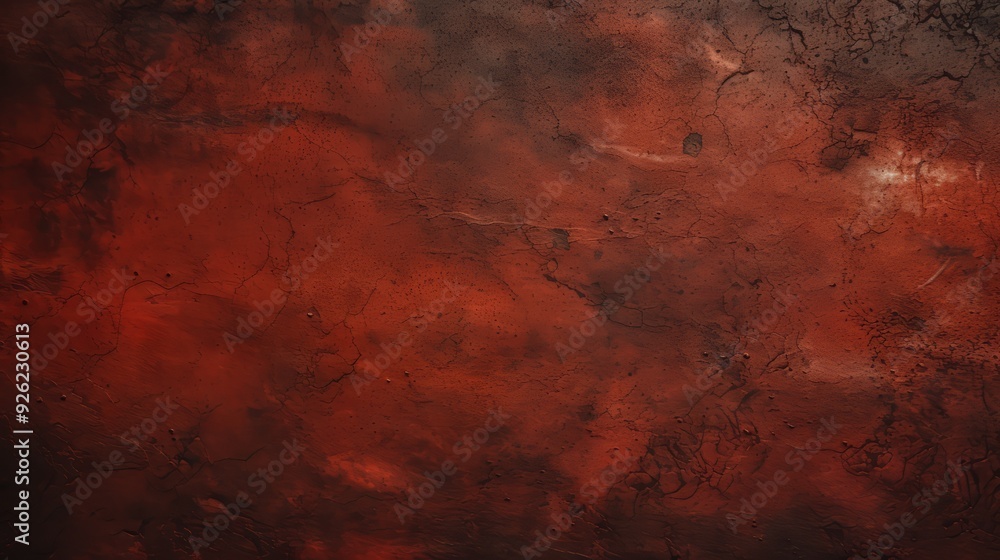 Abstract red and brown textured background with cracks. Abstract red and brown textured background with cracks.