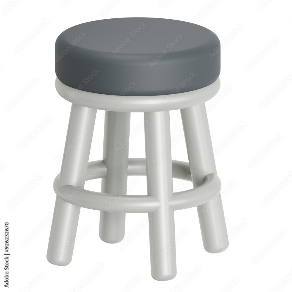 Foto 3D icon of stool