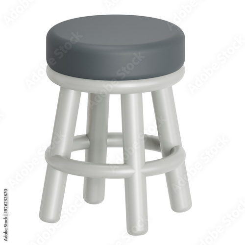 Photography 3D icon of stool
