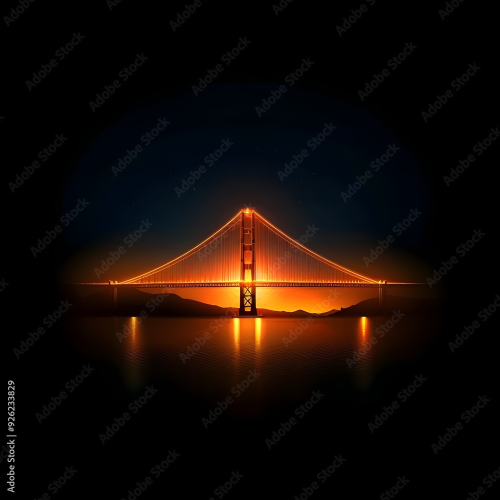 Fototapeta premium T-shirt vector design featuring an epic, badass San Francisco theme with a retro style, neon colors, and a black background.