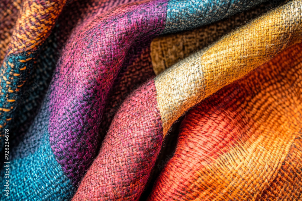 A detailed close-up of rolled fabric showcasing vibrant colors and rich textures, highlighting the intricate weave and patterns ideal for crafting and design.
A detailed close-up of rolled fabric showcasing vibrant colors and rich textures, highlighting the intricate weave and patterns ideal for crafting and design.