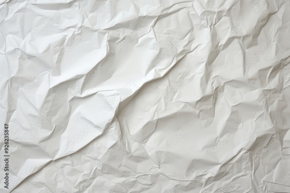 Fototapeta premium Crumpled white paper effect by rawpixel