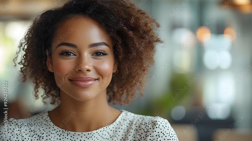 smiling businesswoman excelling in a stylish office environment, balancing work with a positive and motivated attitude. workplace happiness, career growth, professional success smiling businesswoman excelling in a stylish office environment, balancing work with a positive and motivated attitude. workplace happiness, career growth, professional success