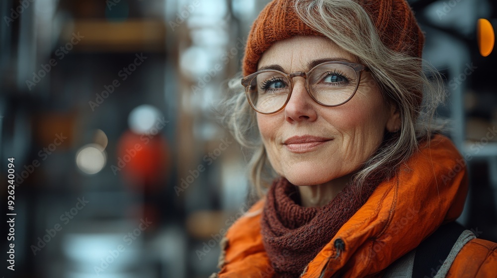 A woman engineer on a construction site A woman engineer on a construction site