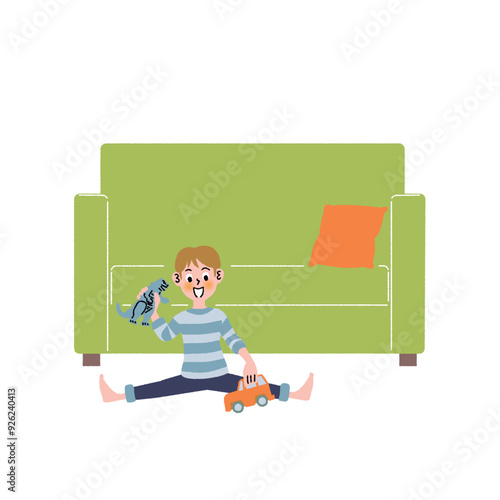 子ども_遊ぶ_お留守番