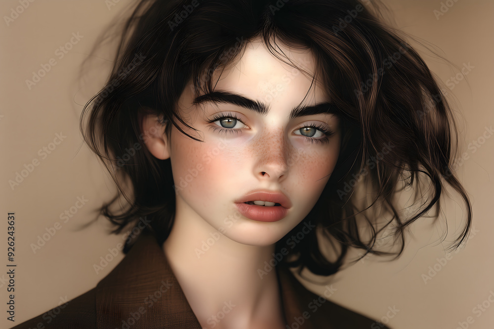 Elegant and Admired: Fashion Editorial Featuring a Stylish 30-Year-Old Woman in a Modern Suit Elegant and Admired: Fashion Editorial Featuring a Stylish 30-Year-Old Woman in a Modern Suit