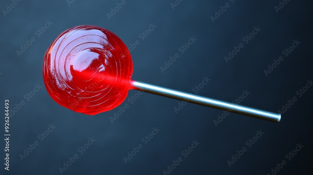 Lollipop on a shelf on a plain background Lollipop on a shelf on a plain background