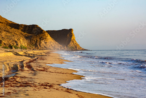 Sifah Beach During Sunrise, Muscat, Oman  photo