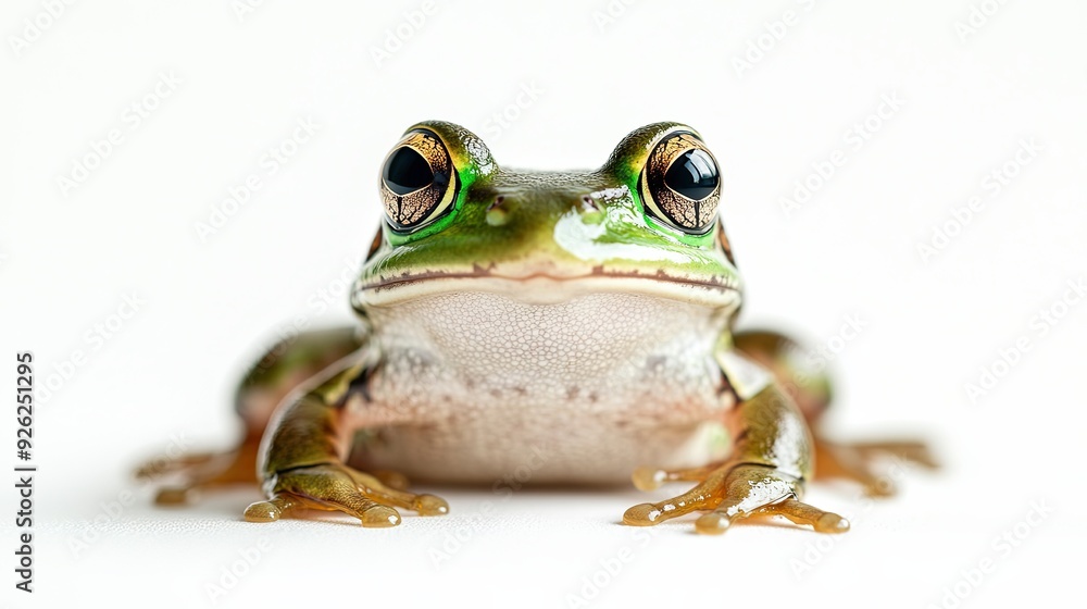 Naklejka premium Frog isolated on white background
