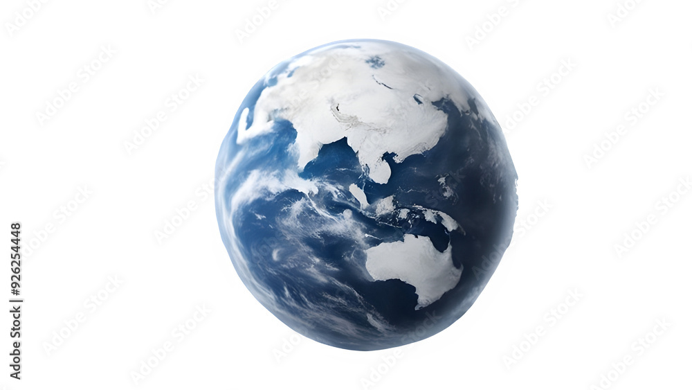 Fototapeta premium wind storm frozen earth planet