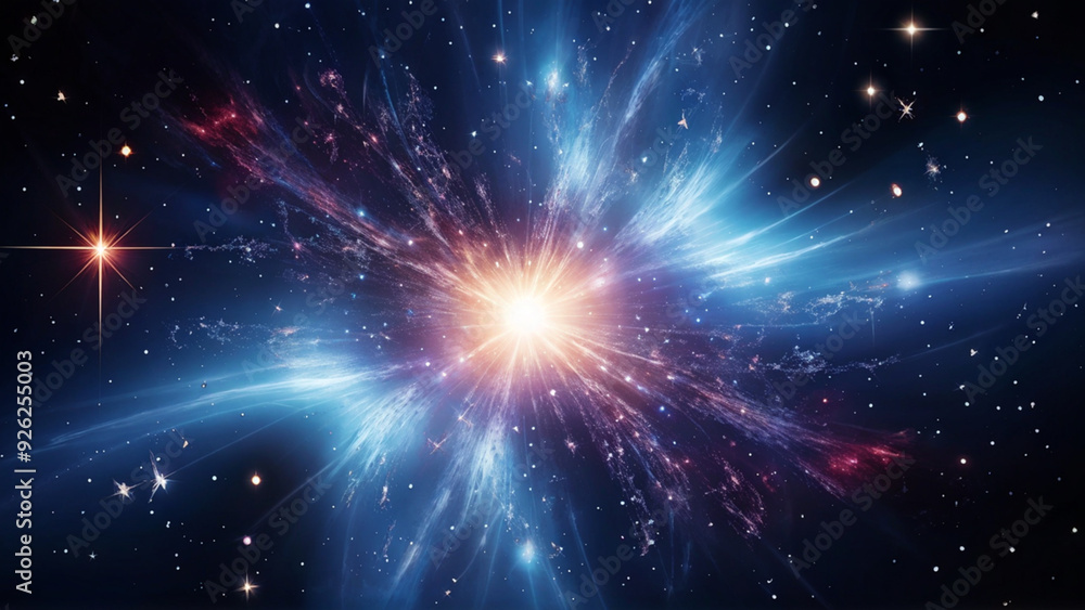 Bright Starry Pattern with Cosmic Glow Bright Starry Pattern with Cosmic Glow