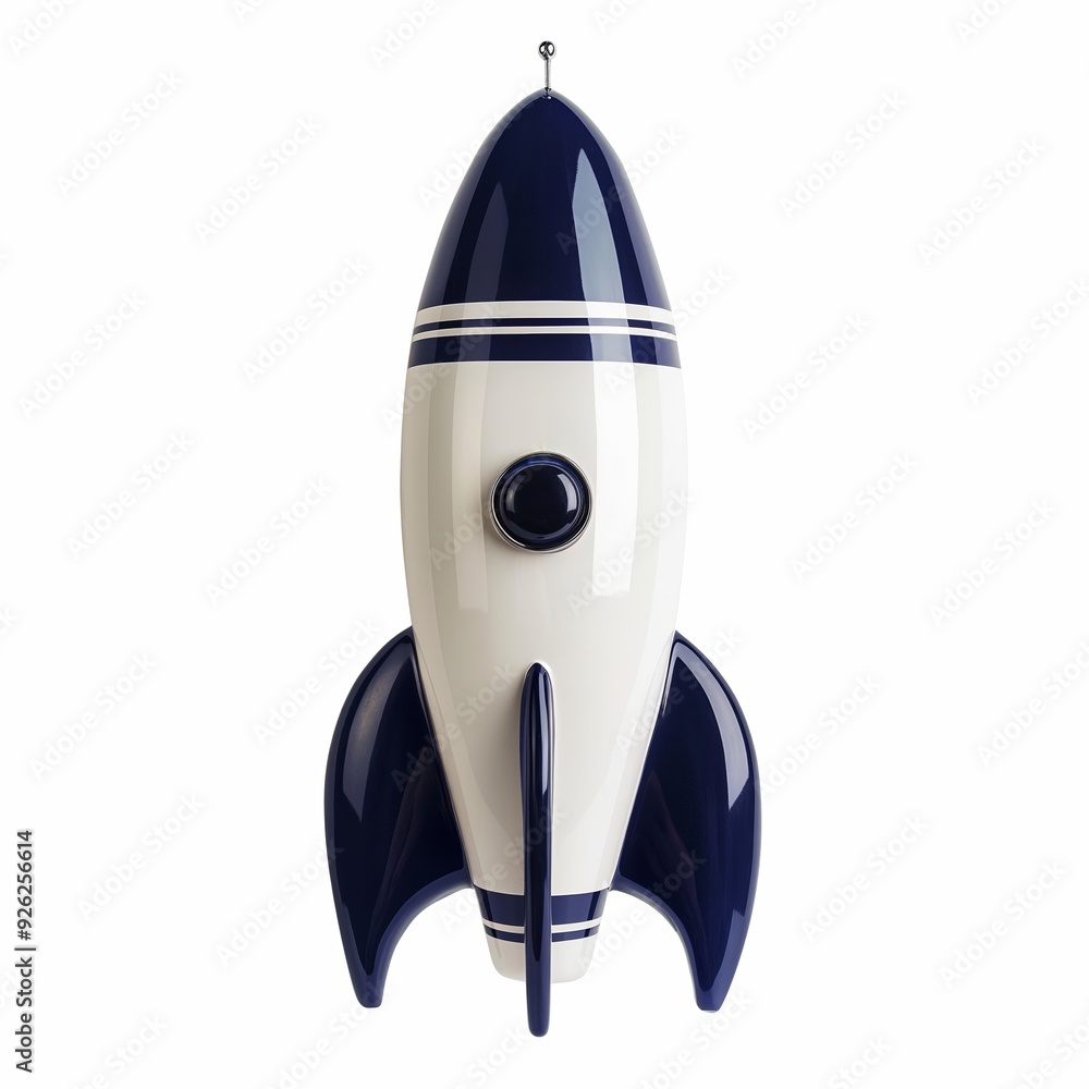 cartoon blue rocket space ship. cartoon blue rocket space ship.