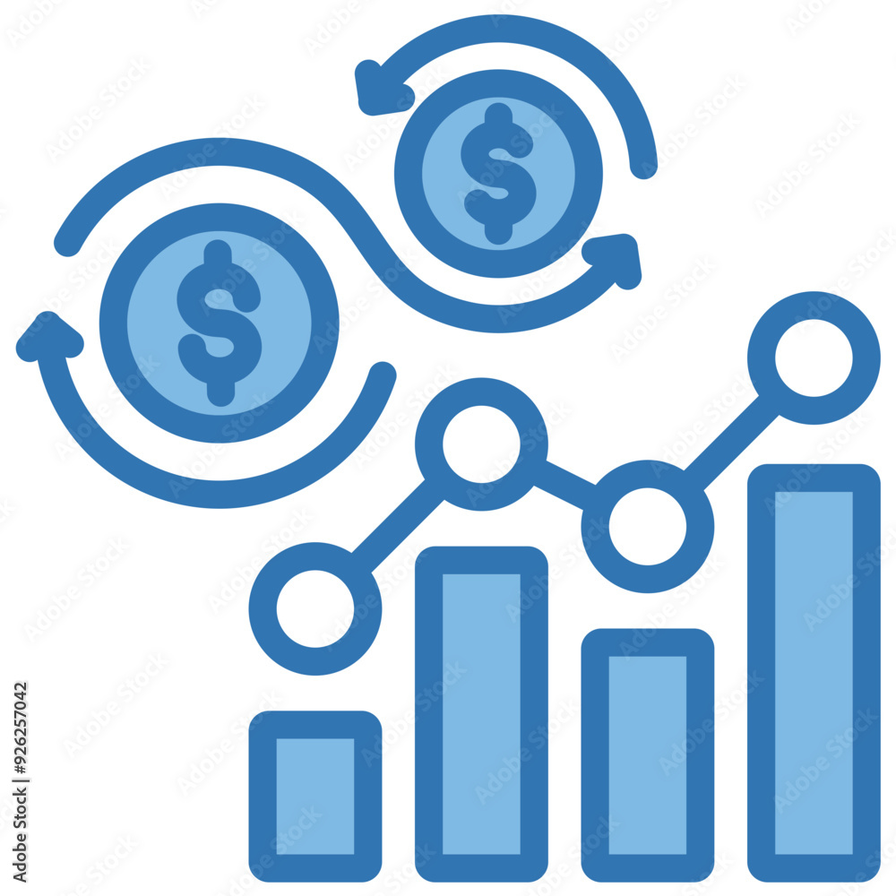 Return Of Investment Icon Return Of Investment Icon