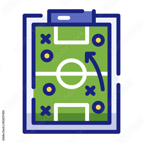 Strategy Board Used for Football Tactics